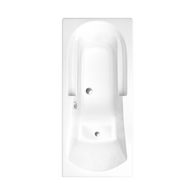 Ligbad Allibert Moovance Rechthoek Toplax Duobad Wit 180×80 cm