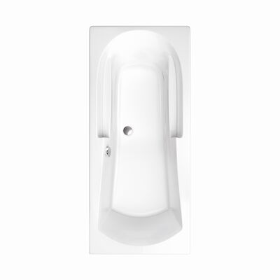 Ligbad Allibert Namea Rechtoek Toplax Duobad Wit 180×80 cm