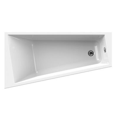 Ligbad Allibert Spacy 170×90 cm Links Asymmetrisch (Inclusief badpoten)