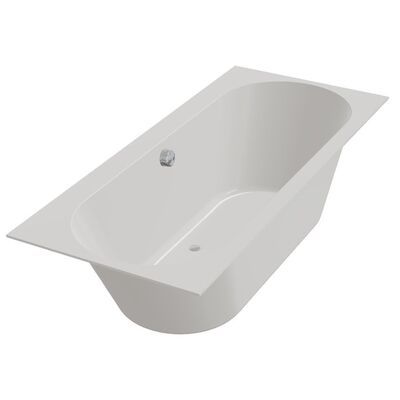 Ligbad Beterbad Xenz Madeira 160×75 cm Inclusief Badpoten Crème