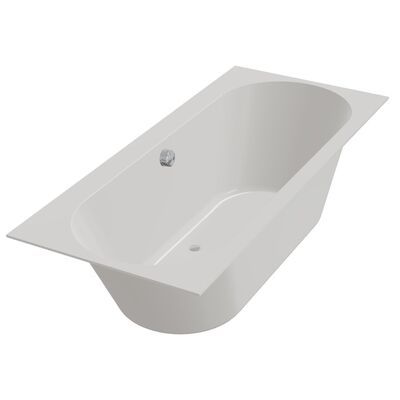 Ligbad Beterbad Xenz Madeira 170×75 cm Inclusief Badpoten Crème