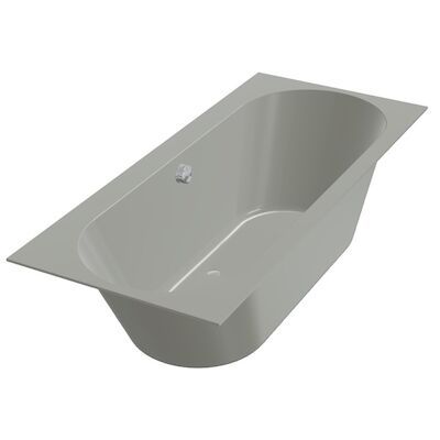 Ligbad Beterbad Xenz Madeira 180×80 cm Inclusief Badpoten Cement
