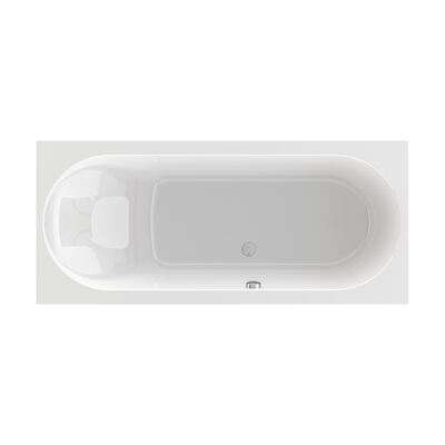 Ligbad BWS 180×80 cm Wit