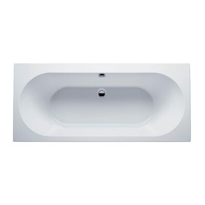 Ligbad Duo Wiesbaden Portus Inbouw 180x80x50 cm Wit