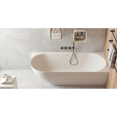 Ligbad Ideavit SolidNova-CR 180x80x56 cm Rechts Mat Wit