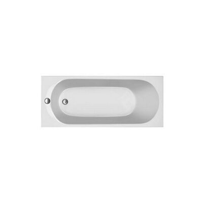 Ligbad Plieger Flow Solo Acryl 170x70x40 met Poten Wit