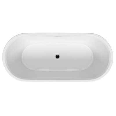 Ligbad Riho Inspire Vrijstaand 180×80 cm Wit Glanzend