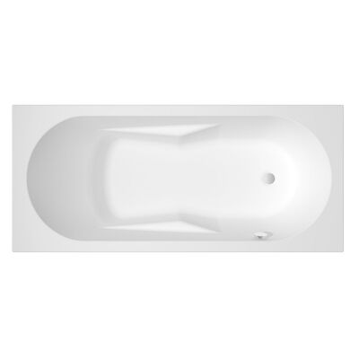 Ligbad Riho Lazy 170×75 cm Bedieningsknop Rechts Wit Glanzend