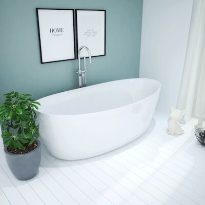 Ligbad Vrijstaand BWS 170x80x64 cm Wit