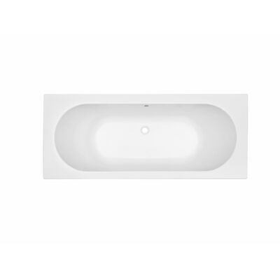 Ligbad Wiesbaden Portus RD Inbouw 170x70x43 cm Glans Wit