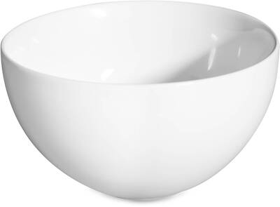 Looox Ceramic Small Compacte waskom Ø 23×13 cm Wit