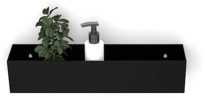 LoooX Colour Shelf BoX Planchet 30x10x10 cm mat zwart