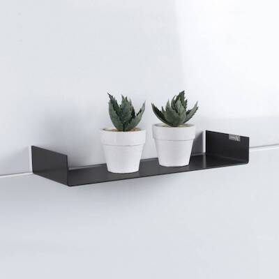 LoooX Colour Shelf inbouw Planchet 60×11,7×5 cm mat zwart