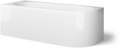 Looox Cool Corner Bad links 170x70cm Glans Wit