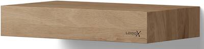 LoooX Wooden Mini Base massief eiken blad 60x23x7 cm Old Grey