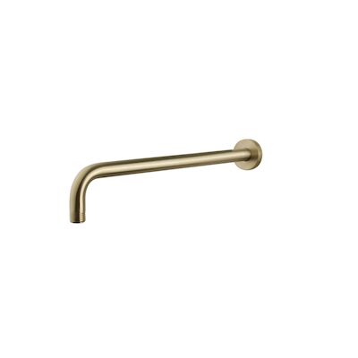 Luxe Douche-Arm Wiesbaden Rond Muurbevestiging 35 cm Geborsteld Messing Goud