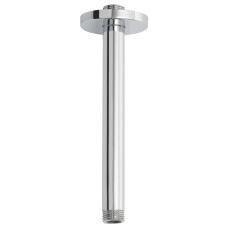 Luxe plafonduitloop rond plafondbevestiging 20cm chroom