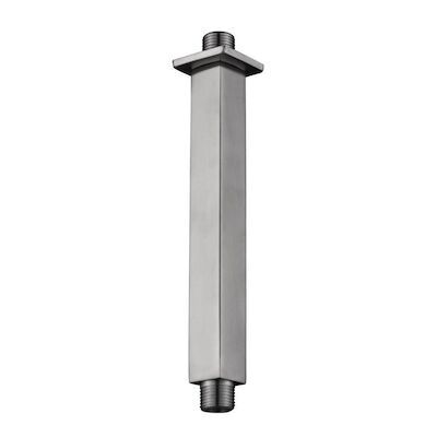 Luxe plafonduitloop vierkant 20 cm 304 RVS