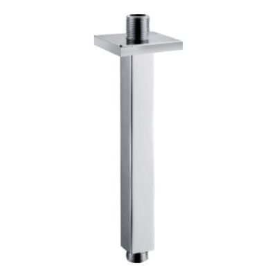 Luxe Plafonduitloop Vierkant Plafondbevestiging 20 cm Chroom