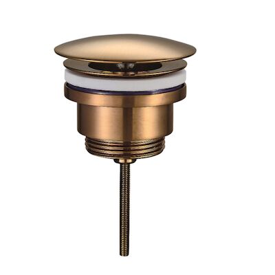 Luxe Vaste Waste BWS Mark 5/4″ Geborsteld Brons Koper