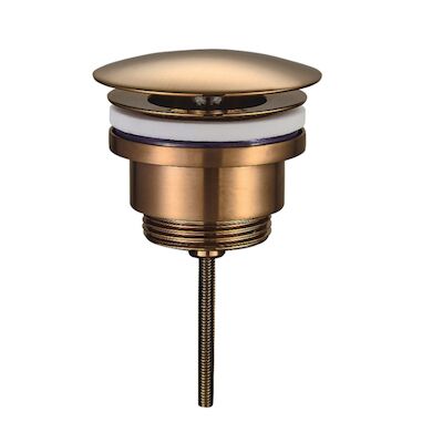 Luxe Vaste Waste Wiesbaden Caral 5/4″ Geborsteld Brons Koper
