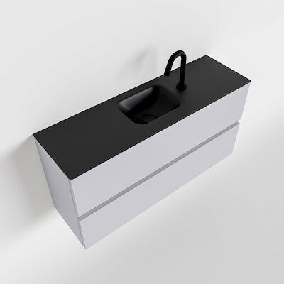 MONDIAZ ADA 100cm toiletmeubel cale. LEX wastafel urban midden 1 kraangat