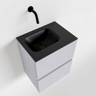 MONDIAZ ADA 40cm toiletmeubel cale. LEX wastafel urban rechts zonder kraangat