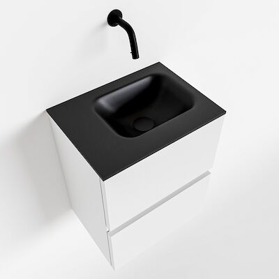 MONDIAZ ADA 40cm toiletmeubel talc. LEX wastafel urban links zonder kraangat
