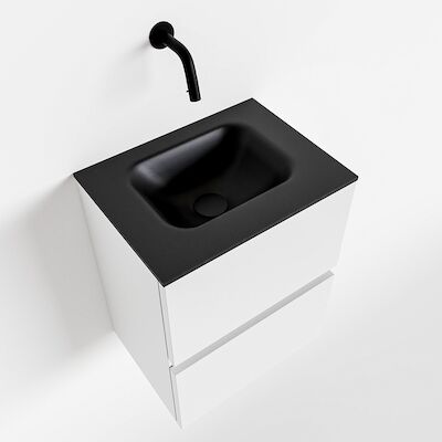 MONDIAZ ADA 40cm toiletmeubel talc. LEX wastafel urban midden zonder kraangat