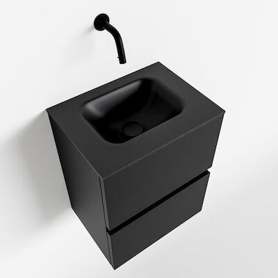 MONDIAZ ADA 40cm toiletmeubel urban. LEX wastafel urban midden zonder kraangat