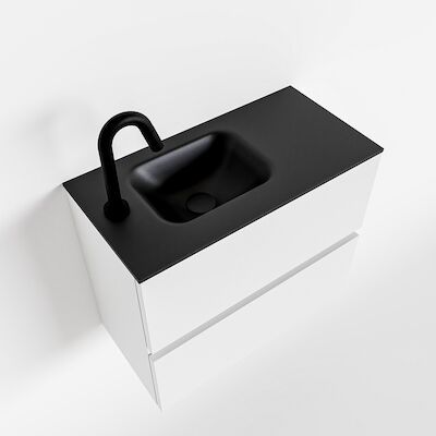MONDIAZ ADA 60cm toiletmeubel talc. LEX wastafel urban links 1 kraangat