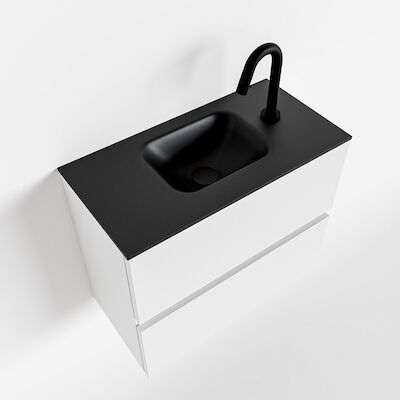 MONDIAZ ADA 60cm toiletmeubel talc. LEX wastafel urban midden 1 kraangat
