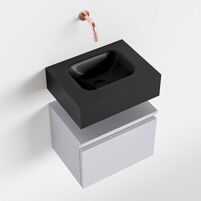 MONDIAZ ANDOR 40cm toiletmeubel cale. LEX 40cm wastafel urban midden geen kraangat