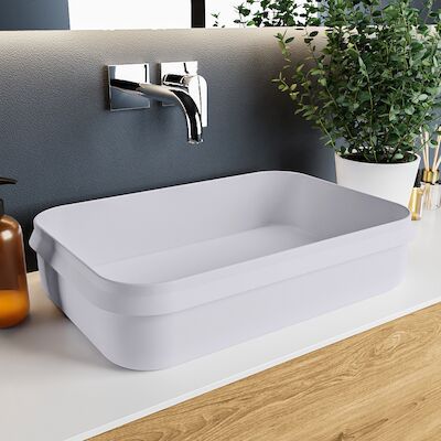 MONDIAZ ARVO Waskom solid surface 55cm kleur Cale / Cale