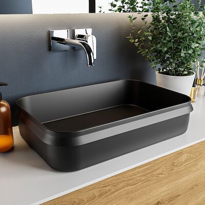 MONDIAZ ARVO Waskom solid surface 55cm kleur Urban / Urban