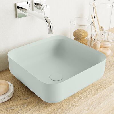 MONDIAZ BINX Waskom solid surface 36cm kleur Greey / Greey