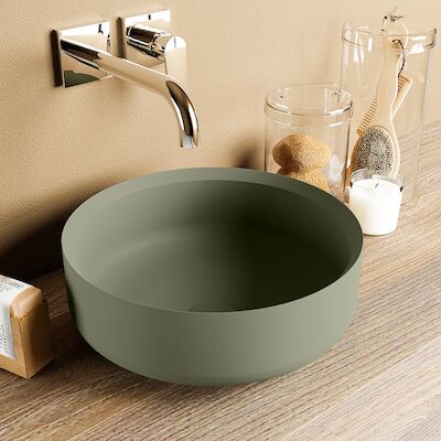 MONDIAZ COSS Waskom solid surface 36cm kleur Army / Army