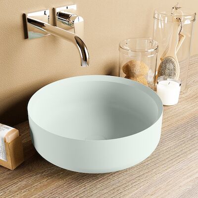 MONDIAZ COSS Waskom solid surface 36cm kleur Greey / Greey