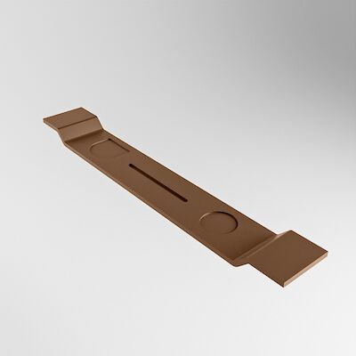 MONDIAZ EASY Badplank 86cm solid surface kleur Rust