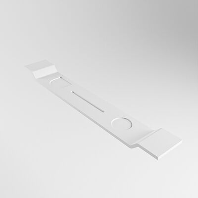 MONDIAZ EASY Badplank 86cm solid surface kleur Talc
