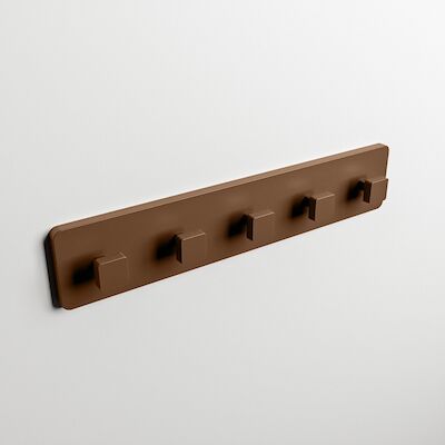 MONDIAZ EASY Handdoekhaakjes 45cm solid surface kleur Rust
