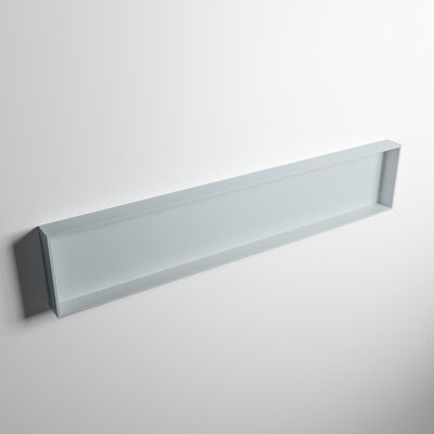 MONDIAZ EASY Nis 149,5×29,5cm in solid surface kleur Clay | Clay. 1 vak geschikt voor in- of opbouw