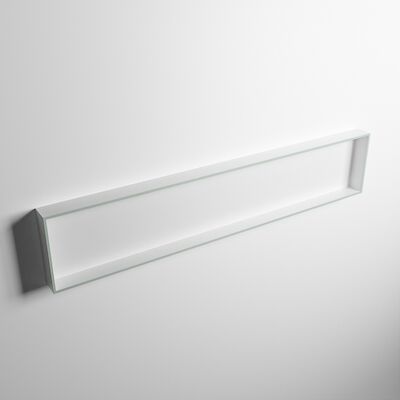 MONDIAZ EASY Nis 149,5×29,5cm in solid surface kleur Greey | Talc. 1 vak geschikt voor in- of opbouw