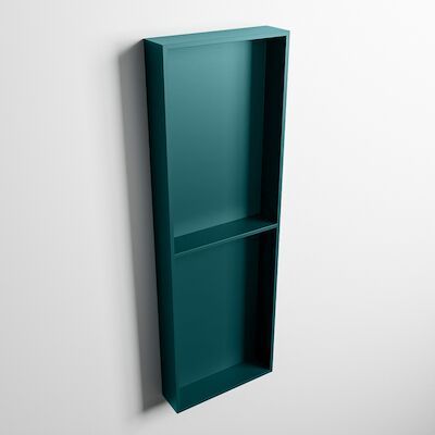 MONDIAZ EASY Nis 149,5×29,5cm in solid surface kleur Smag | Smag. 2 vakken geschikt voor in- of opbouw