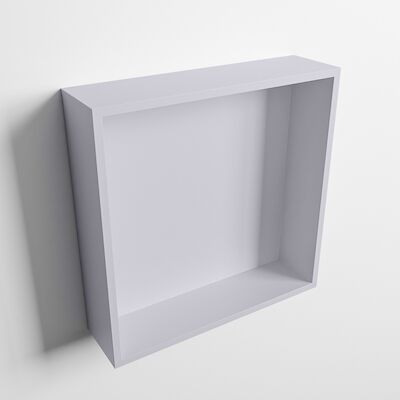MONDIAZ EASY Nis 29,5×29,5cm in solid surface kleur Cale | Cale. 1 vak geschikt voor in- of opbouw