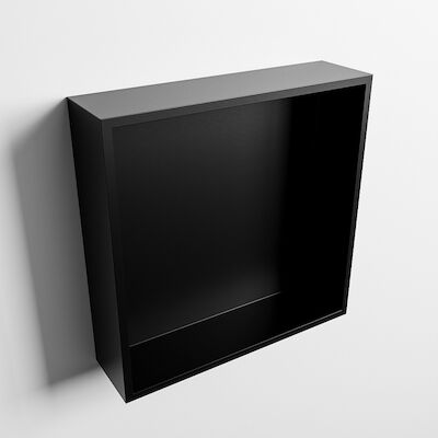 MONDIAZ EASY Nis 29,5×29,5cm in solid surface kleur Urban | Urban. 1 vak geschikt voor in- of opbouw