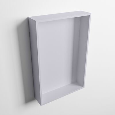 MONDIAZ EASY Nis 44,5×29,5cm in solid surface kleur Cale | Cale. 1 vak geschikt voor in- of opbouw