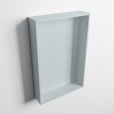 MONDIAZ EASY Nis 44,5×29,5cm in solid surface kleur Clay | Clay. 1 vak geschikt voor in- of opbouw