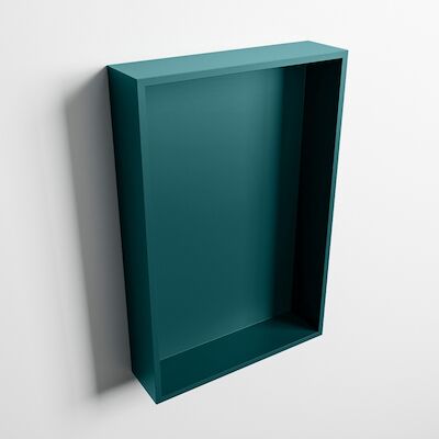 MONDIAZ EASY Nis 44,5×29,5cm in solid surface kleur Smag | Smag. 1 vak geschikt voor in- of opbouw