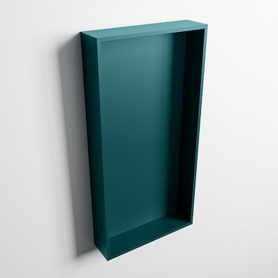 MONDIAZ EASY Nis 59,5×29,5cm in solid surface kleur Smag | Smag. 1 vak geschikt voor in- of opbouw